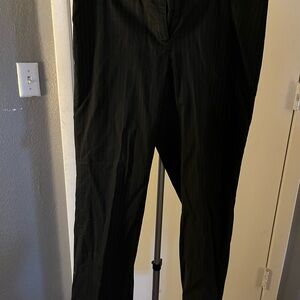 Women’s Black Pinstripe Pants